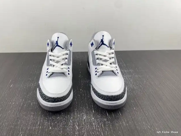 1st Kicks Jordan Air 3 Midnight CT8532-140 Navy 0527